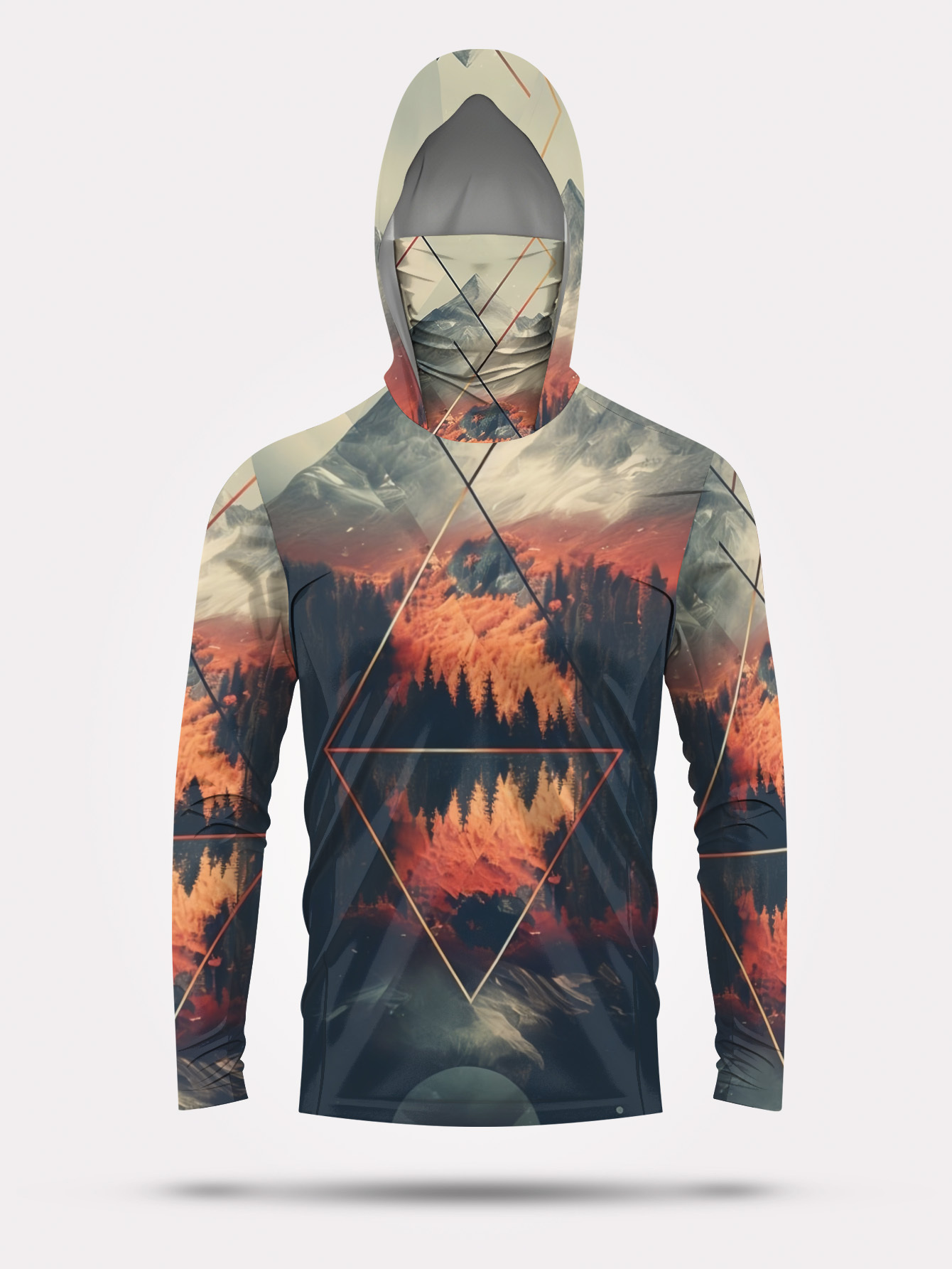 Outdoor Men's Fishing Hoodie B - Fishing Mask Sun Protection review and price