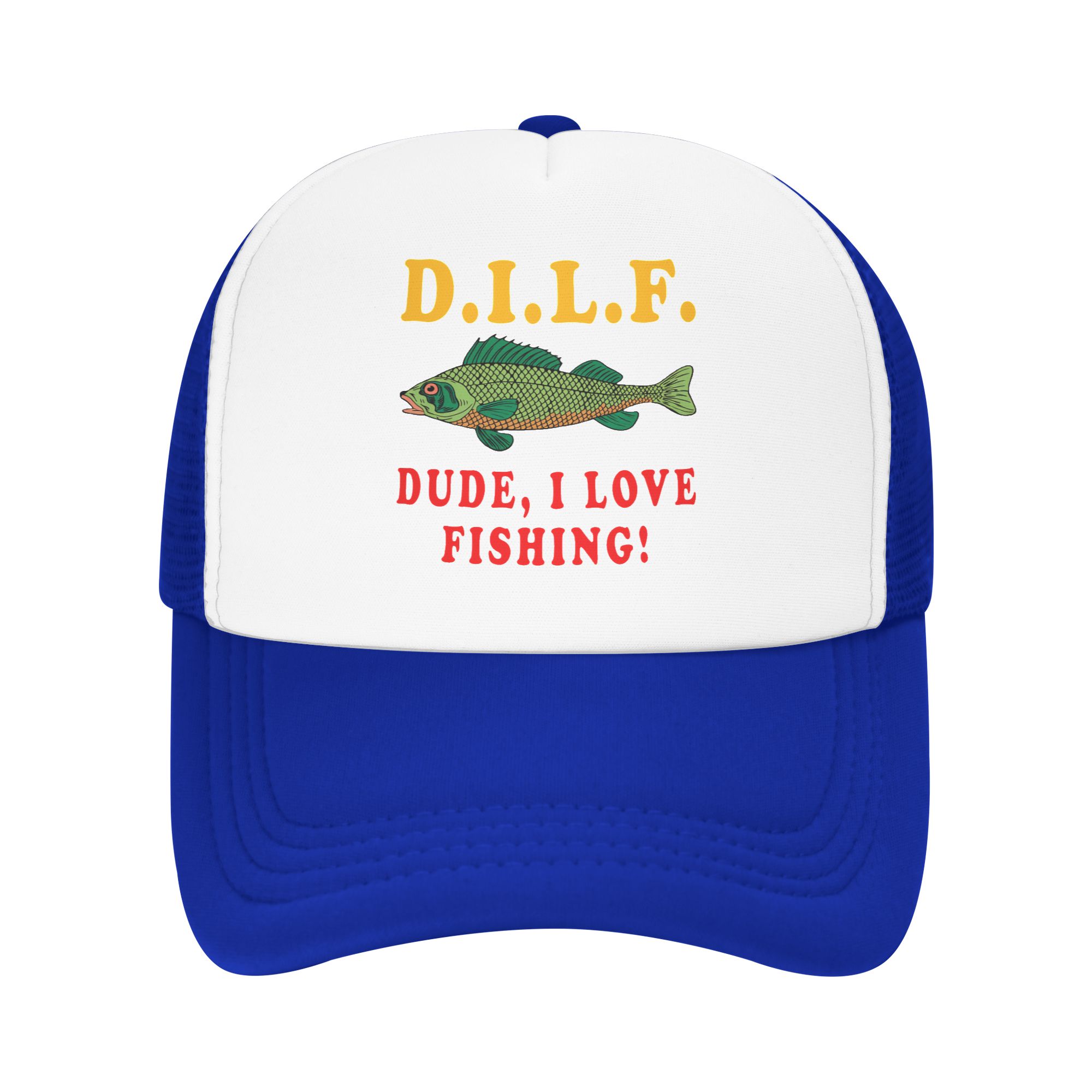 Dude I Love Fishing DILF   Mem - Fishing Hat review and price