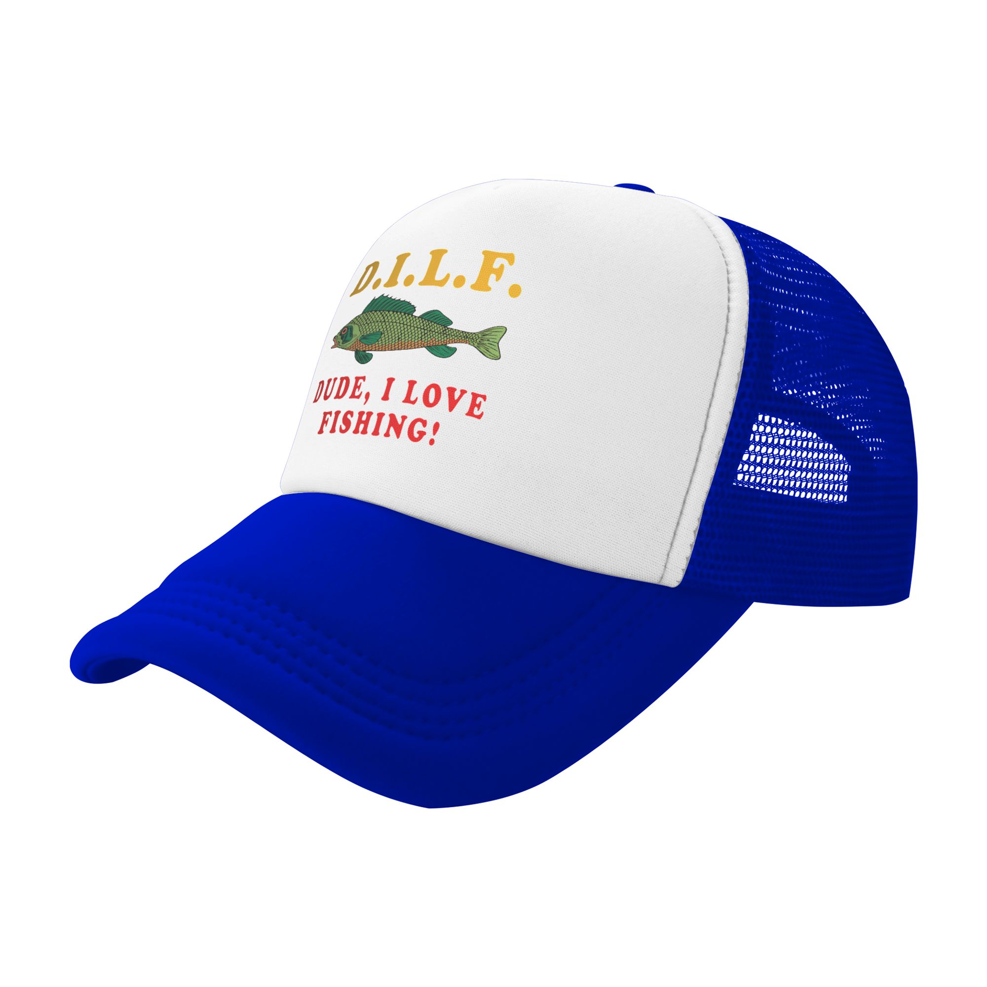 Dude I Love Fishing DILF   Mem - Fishing Hat review and price