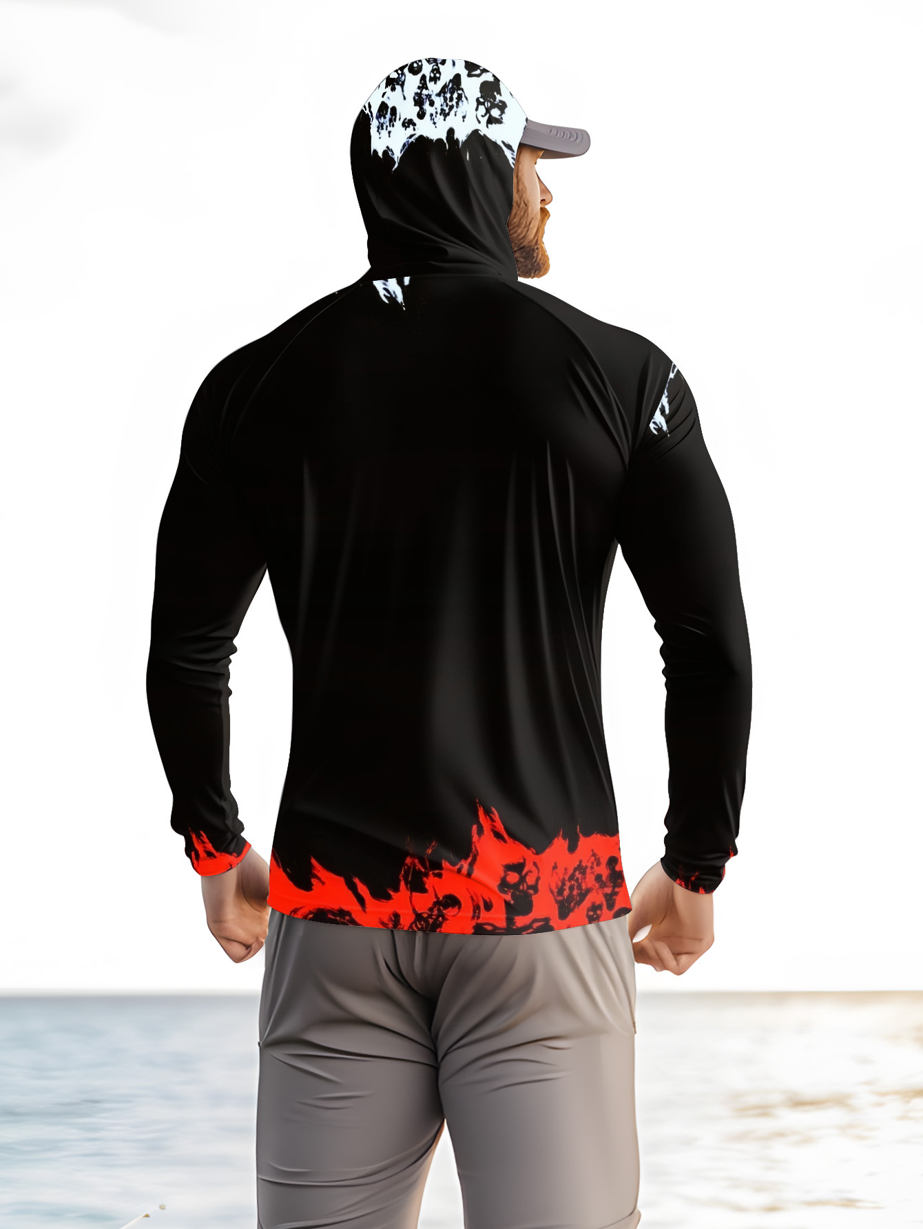 Men Hood Fishing Shirt long sl - Fishing Hoodie review and price