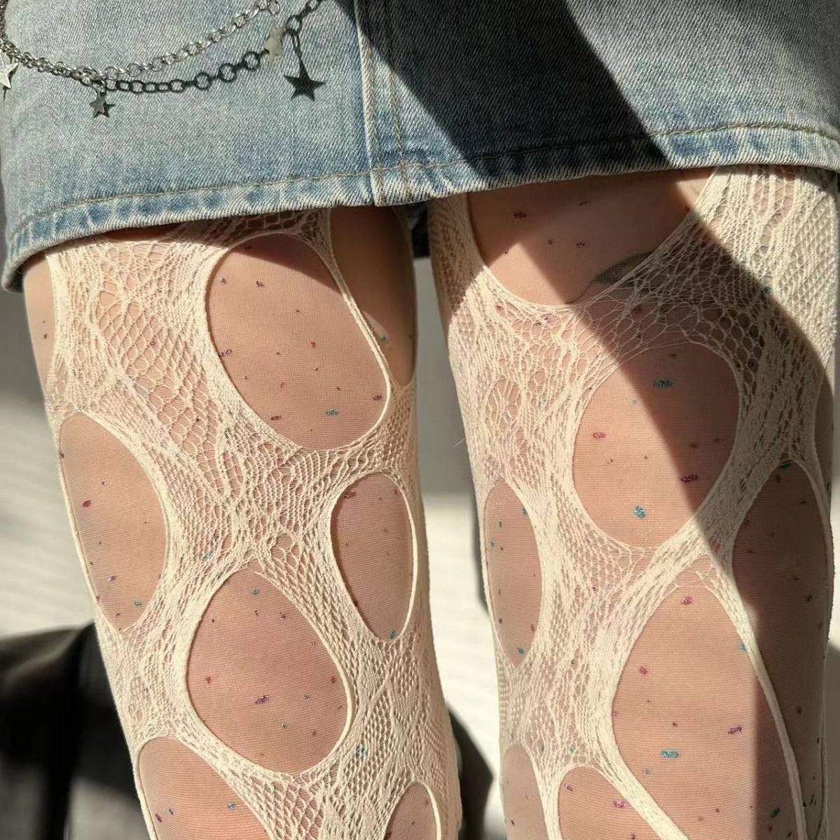 Sexy Punk Women Broken Hole St - Fishing Socks review and price