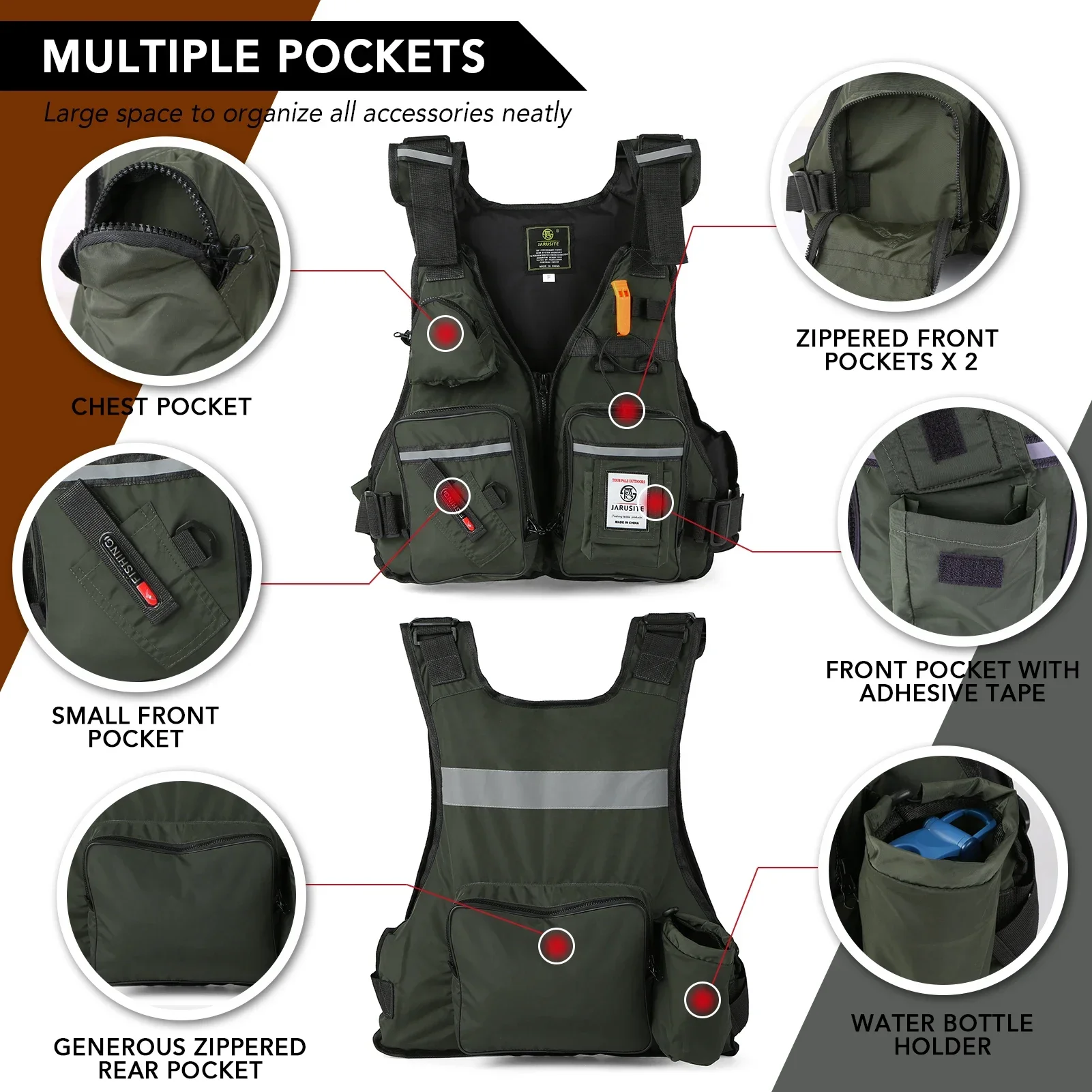 2026 Adult Lure Life Jacket Ro - Fishing Jacket Waterproof review and price