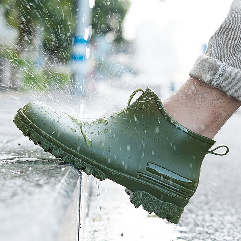 New Fashion Men Rain Boots Pla - Fishing Boots review and price