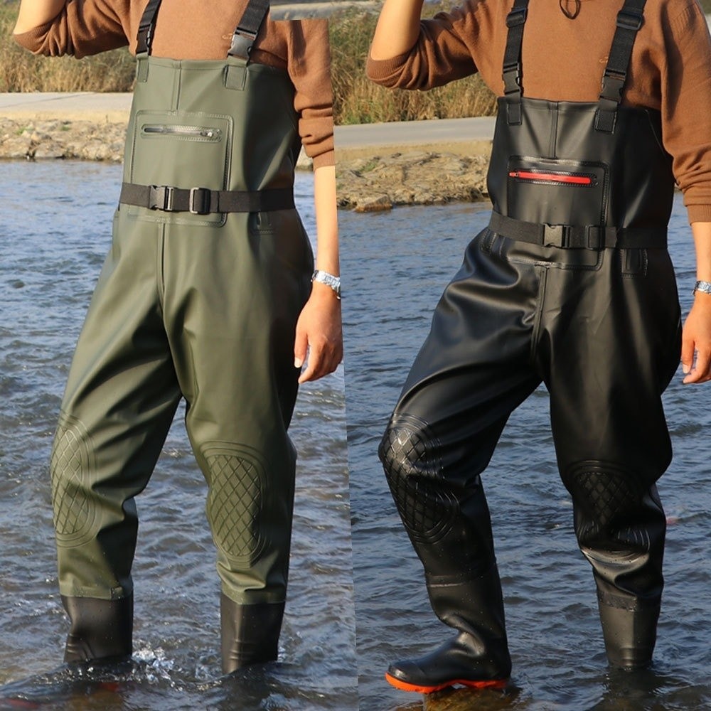 Useful PVC Fishing Suit Double - Fishing Pants Waterproof review and price