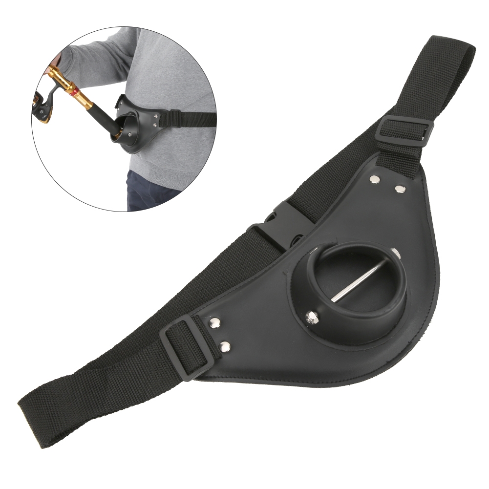 Black PU Leather Adjustable Ro - Fishing Belt review and price