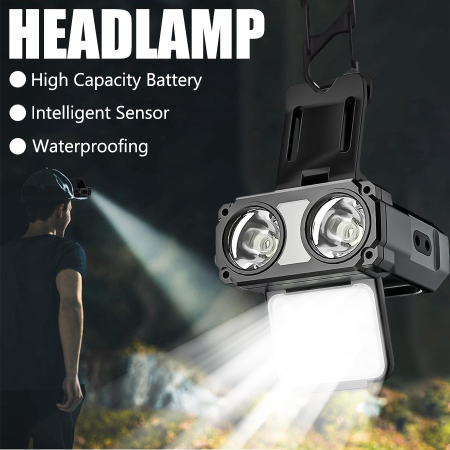 Sensor COB LED Headlamp Cap Cl - Fishing Hat review and price