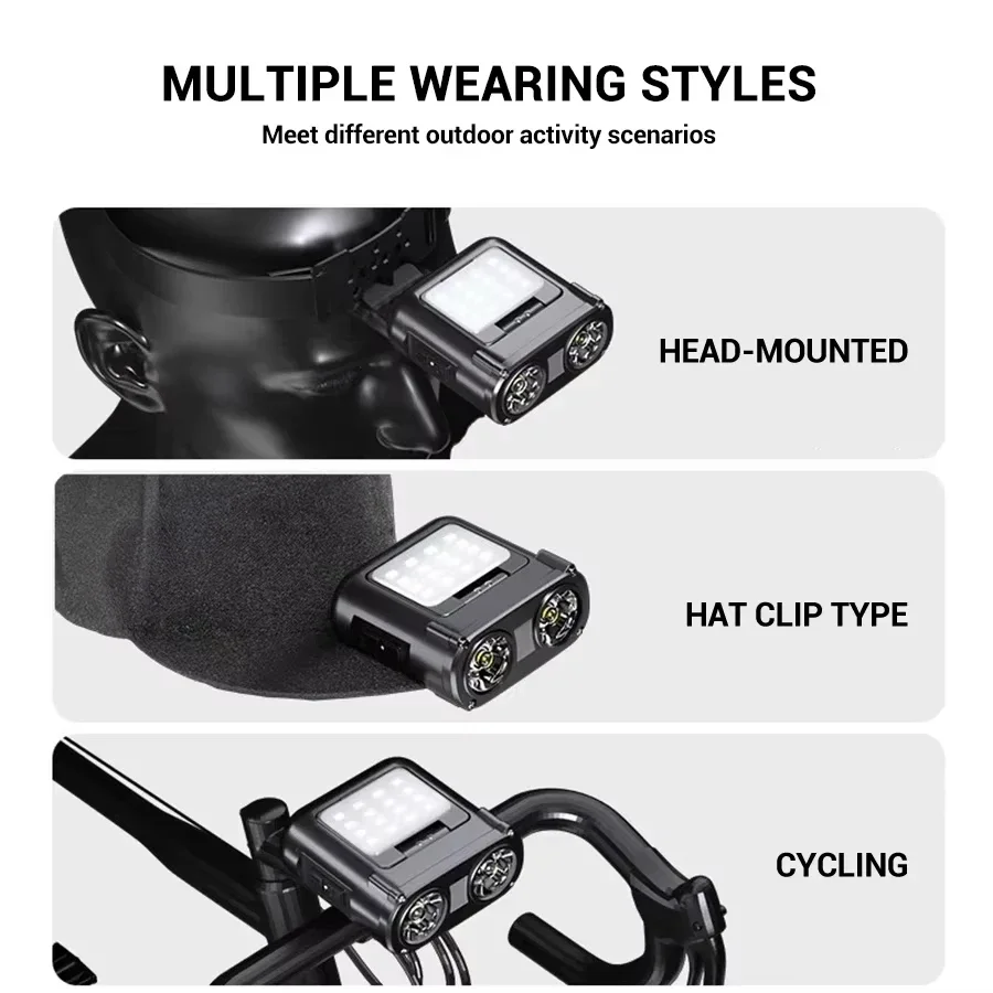 Sensor COB LED Headlamp Cap Cl - Fishing Hat review and price