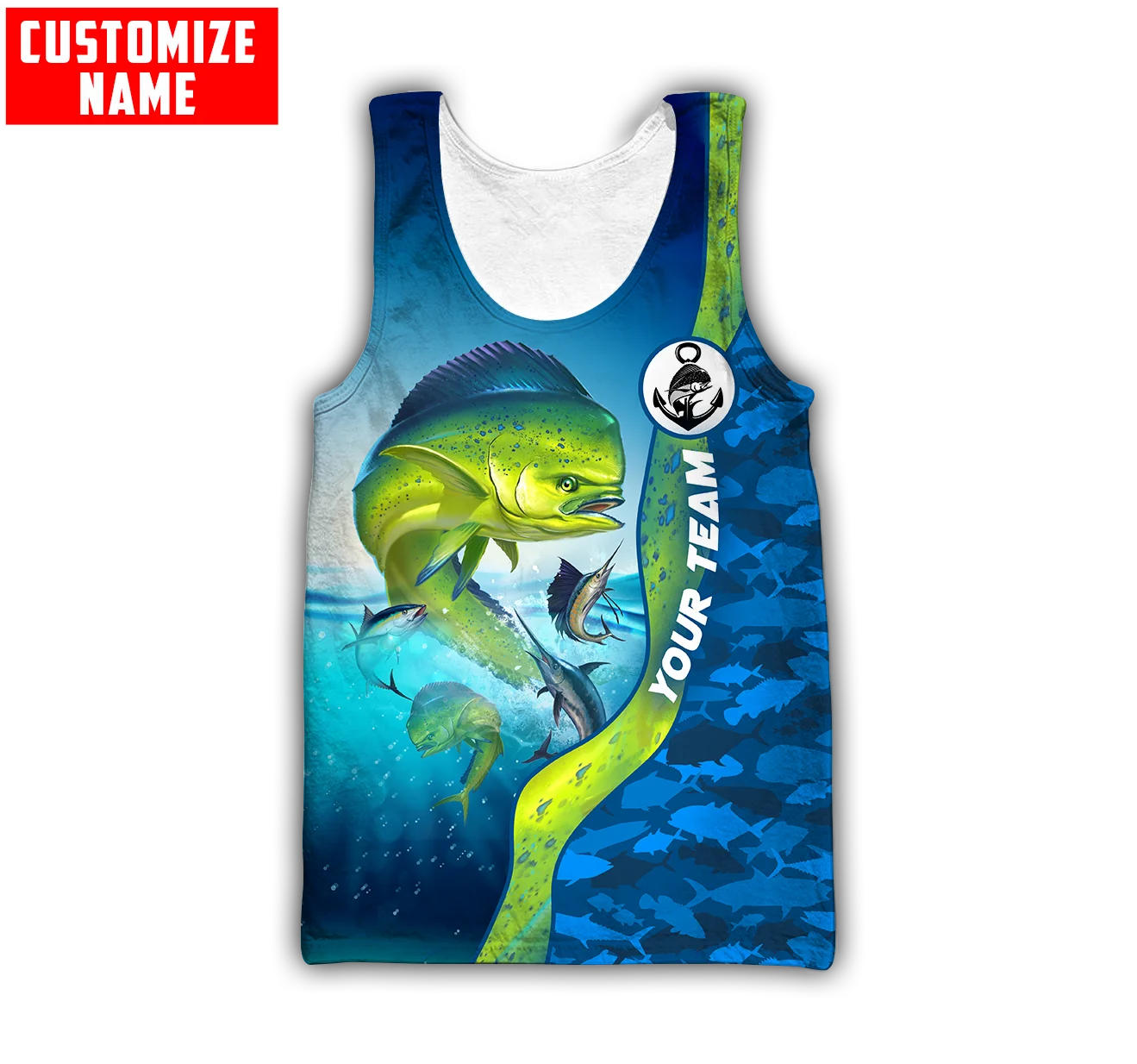 Custom name Mahi mahi fishing  - Fishing Vest review and price